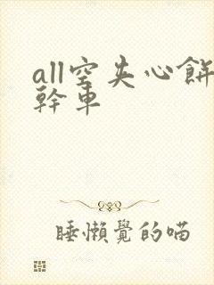 all空夹心饼干车