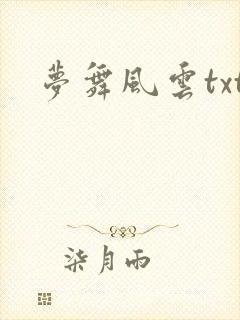 梦舞风云txt