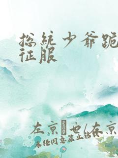 总统少爷跪地唱征服