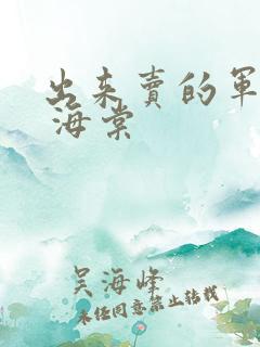 出来卖的军校生 海棠