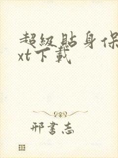 超级贴身保镖txt下载