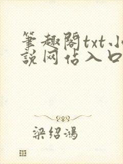 笔趣阁txt小说网站入口