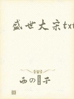 盛世大宋txt