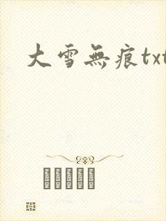 大雪无痕txt