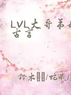 LVL大哥弟媳古言