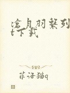 沧月羽系列txt下载