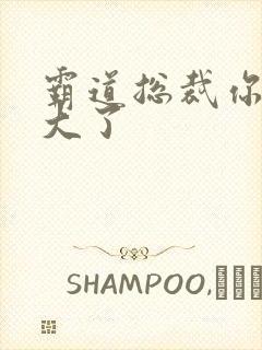 霸道总裁你的太大了