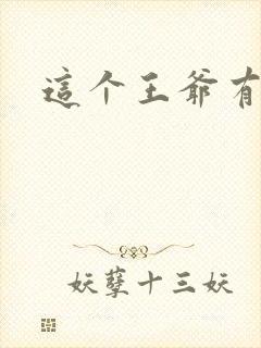 这个王爷有点坏