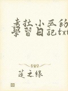 考拉小巫的英语学习日记txt