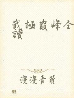 武极巅峰全文阅读