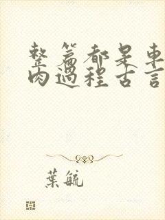 整篇都是车的多肉过程古言描写