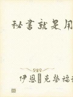 秘书就是用来C