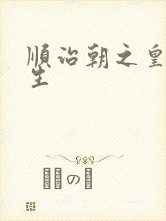 顺治朝之皇后重生