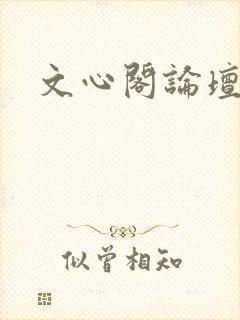 文心阁论坛