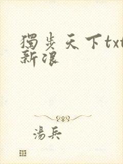 独步天下txt新浪