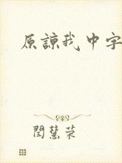 原谅我中字