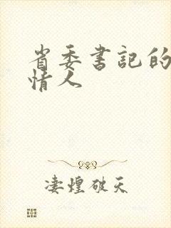 省委书记的秘密情人