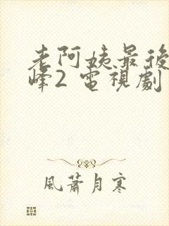 老阿姨最后的巅峰2 电视剧