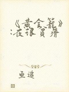 《黄金笼》作者:夜很贫瘠