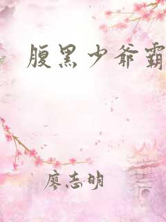 腹黑少爷霸道爱