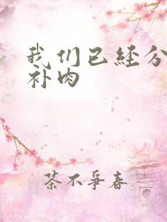 我们已经分手了补肉