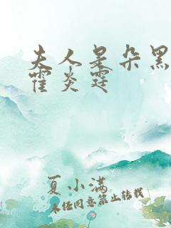 夫人是朵黑心莲霍炎霆