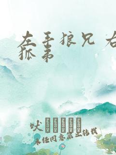 左手狼兄 右手狐弟