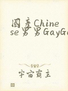 国产Chinese男男GayGayAPP