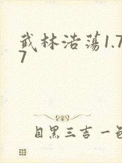 武林浩荡1.77