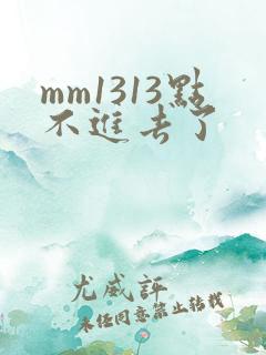 mm1313点不进去了