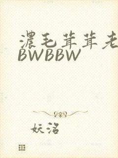 浓毛茸茸老太BBWBBW