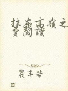 抹布高岭之花免费阅读