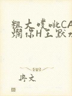 粗大噗呲CAO烂你H王默水王子