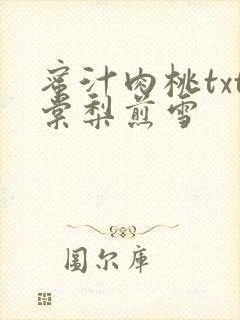 蜜汁肉桃txt棠梨煎雪