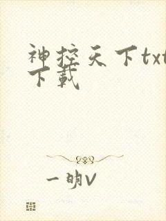神控天下txt下载