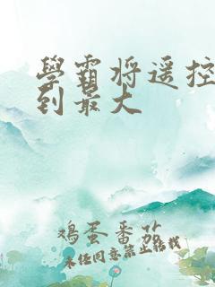 学霸将遥控器开到最大