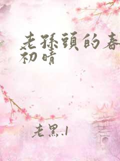 老孙头的春天林初晴