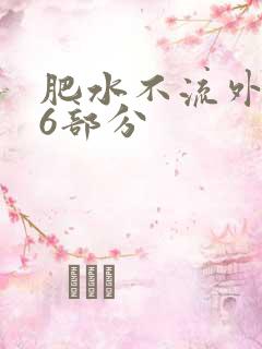 肥水不流外田16部分