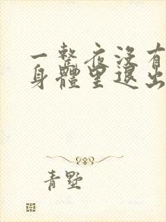 一整夜没有从你身体里退出来