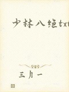 少林八绝txt