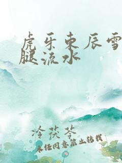 虎牙东辰雪见抖腿流水