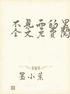 不见面的男朋友全文免费阅读