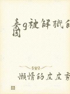 秦g被解职的原因