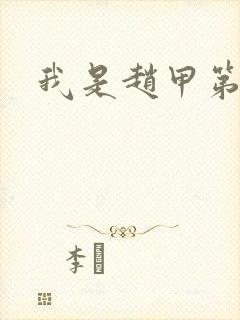 我是赵甲第小说