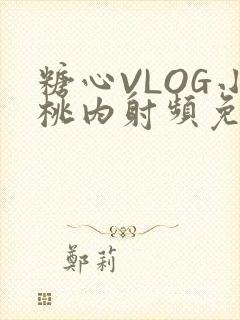 糖心VLOG小桃内射频免费