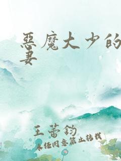 恶魔大少的小鲜妻