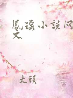 凤瑶小说网高辣文