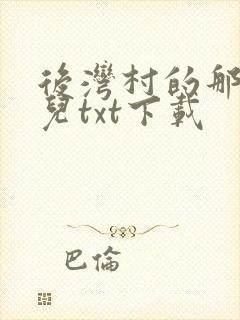 后湾村的那些事儿txt下载