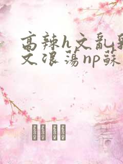 高辣h文乱乳h文浪荡np苏夏