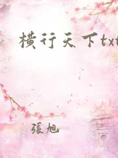 横行天下txt